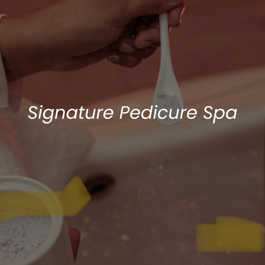 Signature Pedicure Spa (Mascarilla + Parafina + Piedras Calientes)